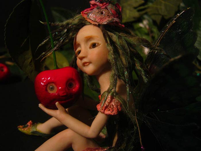 Ooak Fairy Fae Licia and little Sisters